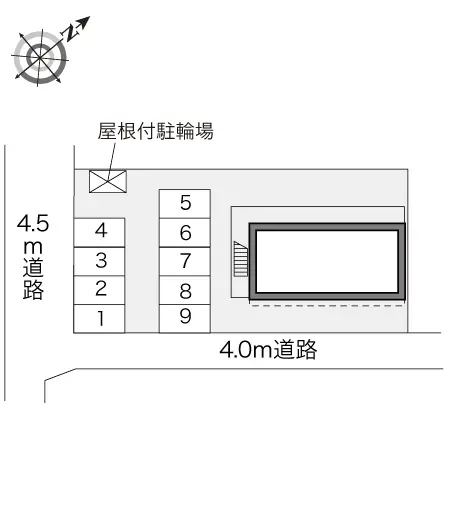 ★手数料０円★鈴鹿市矢橋３丁目 月極駐車場